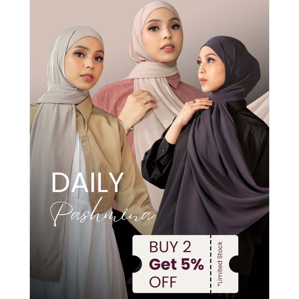 Heaven Lights - Pashmina Instan (Inner Tali) - Hijab Instan