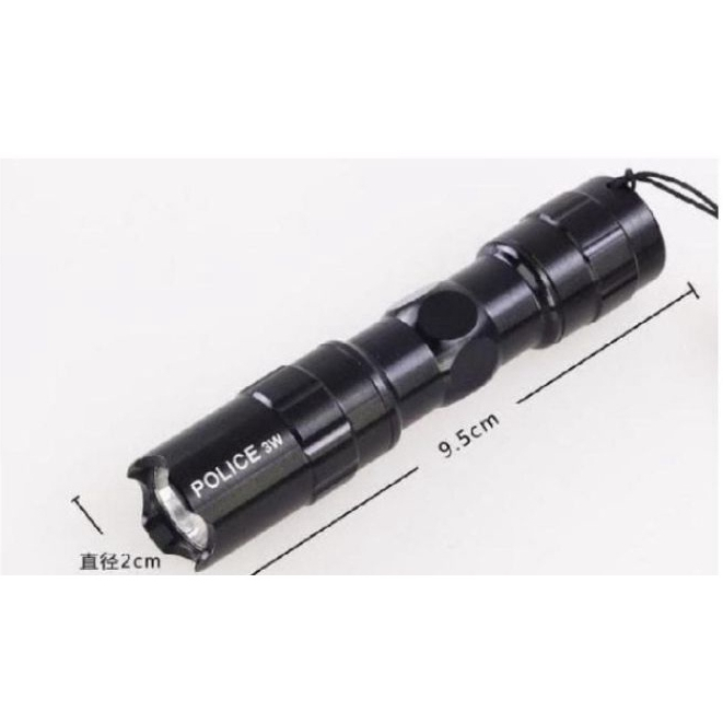 Senter Police 3w Mini Senter Sw4t Police Senter Mini