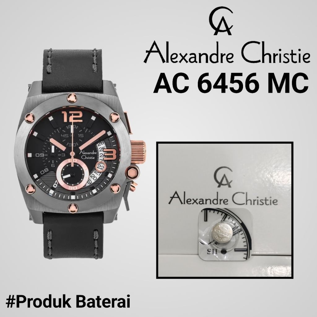 Baterai Jam Tangan Alexandre Christie AC 6456 MC