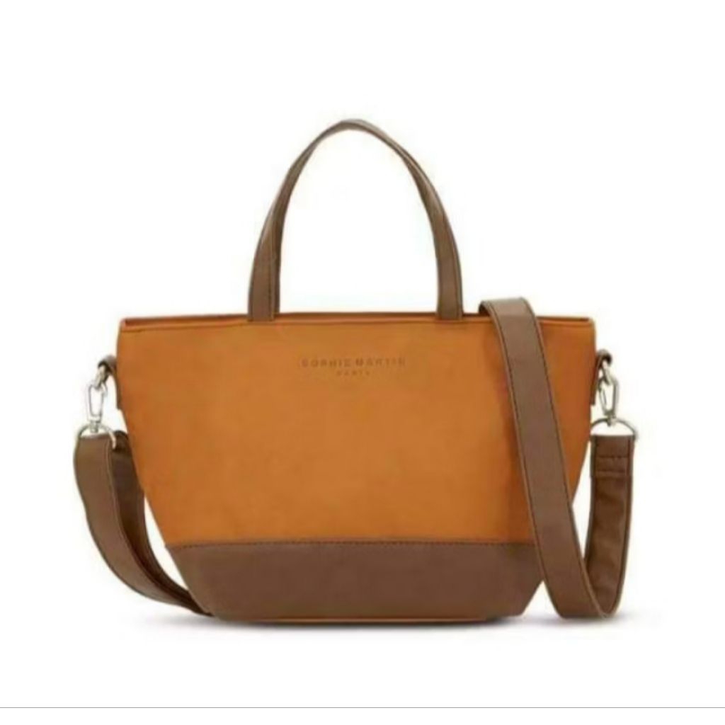 Sofia Sling Bag Sophie Martin Paris/Tas Selempang Wanita Warna Kombinasi Coklat Brown Sofia Sophie M
