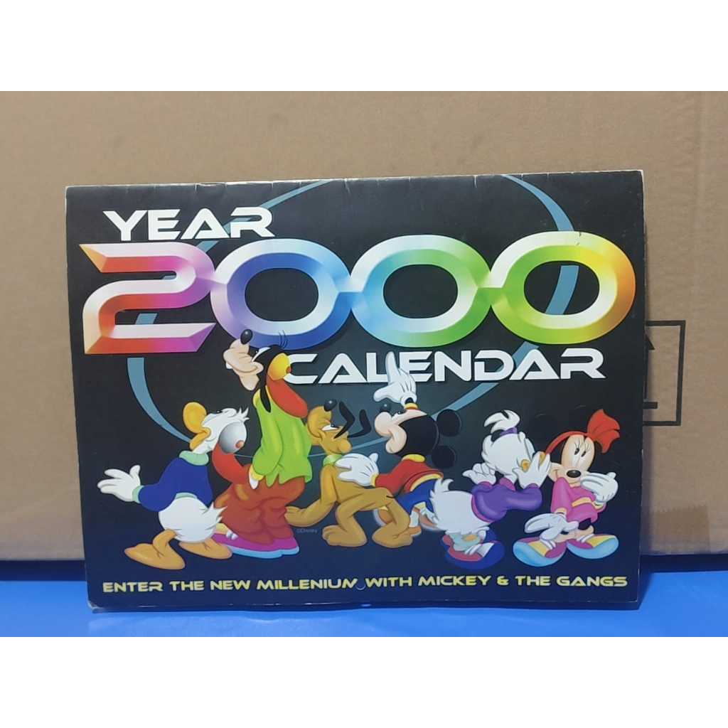 KOLEKSI LANGKA KALENDER JADUL KALENDER TAHUN 2000 ENTER THE NEW MILLENIUM WIT MICKEY