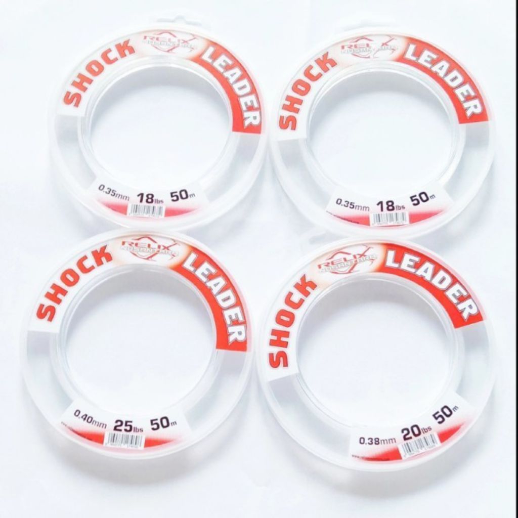 SHOCK LEADER RELIX NUSANTARA 50 METER SENAR PANCING SIZE 60lb 50lb 40lb 25lb 20lb