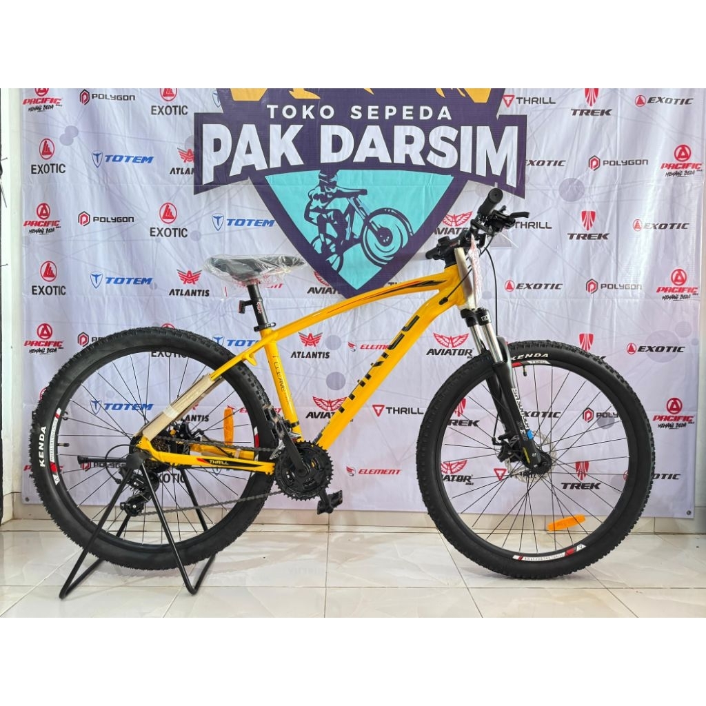 Sepeda Gunung MTB Thrill Cleave comp size 27 Group Set Shimano