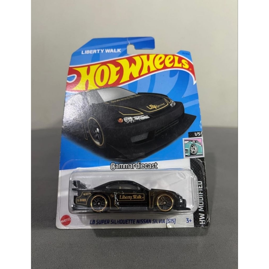 Hot Wheels Nissan Silvia S15 Hitam LBWK