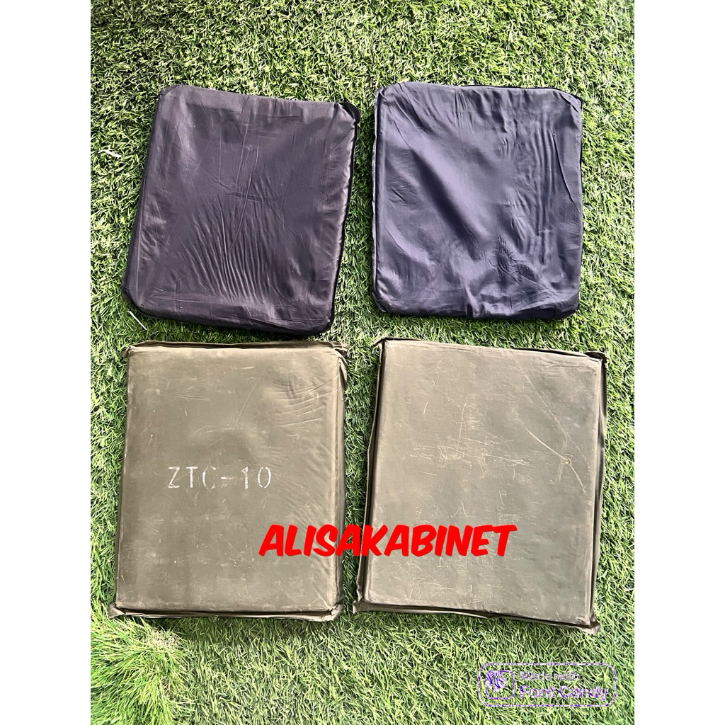 Kevlar Anti Peluru Plat Baja 4A Jatah TNI Sepasang