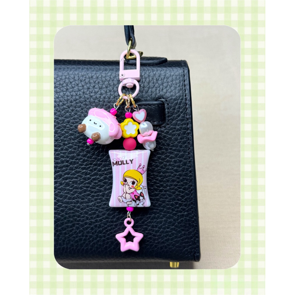 Ready Stock JC Sushi Pink ( ORI JELLYCAT ) - Bag Charm / Ganci Luxury / Charm Limited / Aesthetic Ko