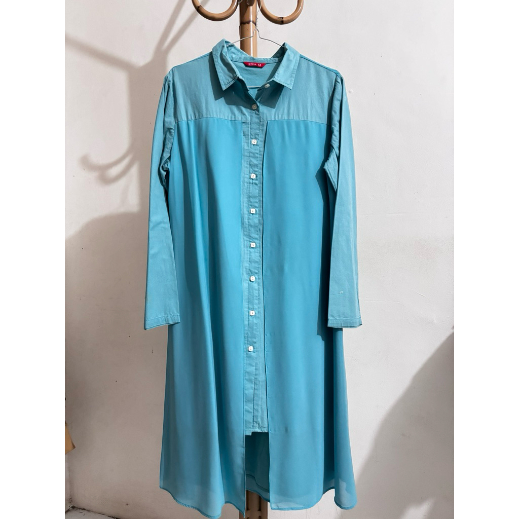 [preloved kemeja] Zoya kemeja tunik