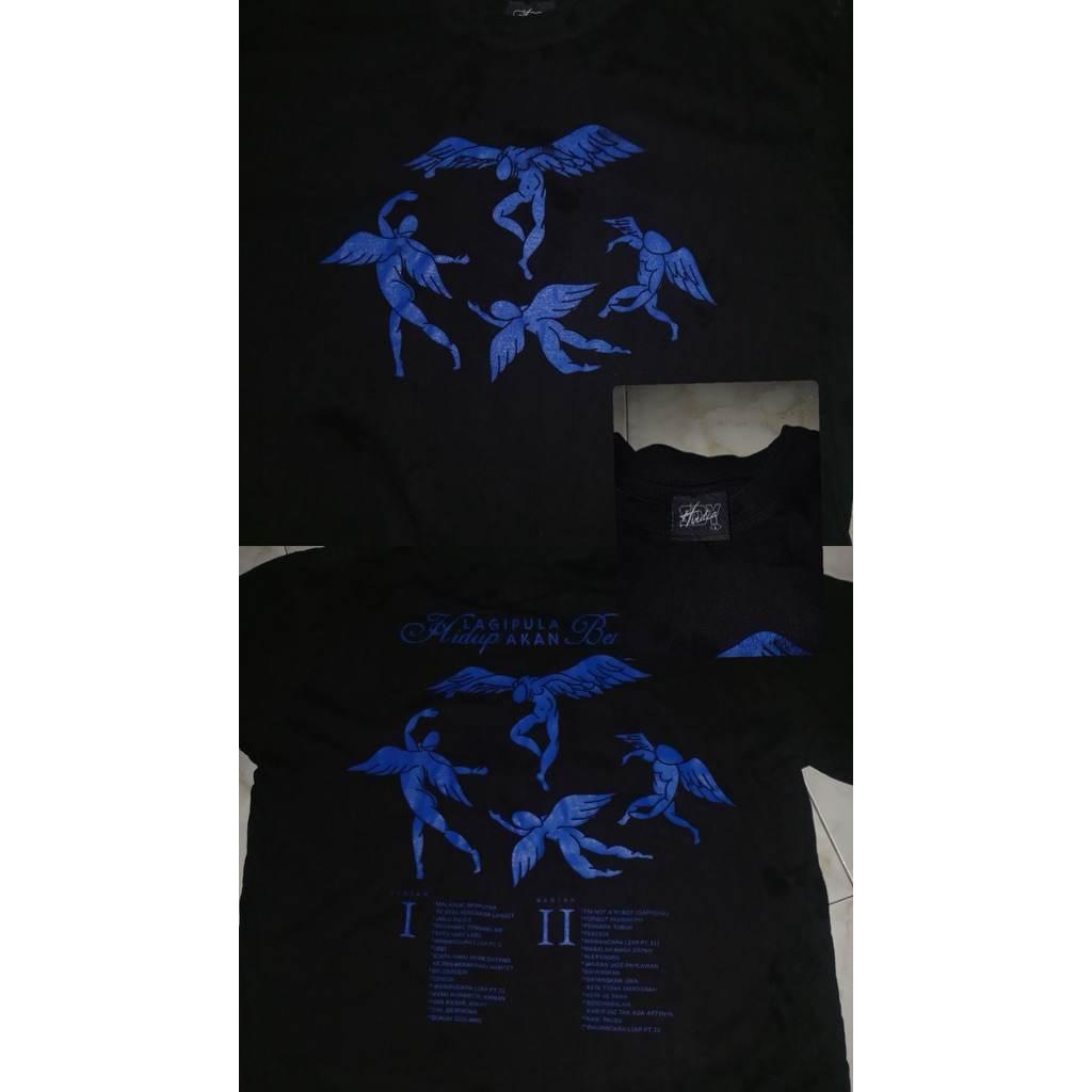 Tshirt Tracklist LHAB-Hindia Official Merch