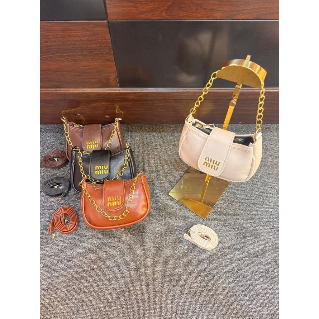 Tas selempang wanita tas miu miu