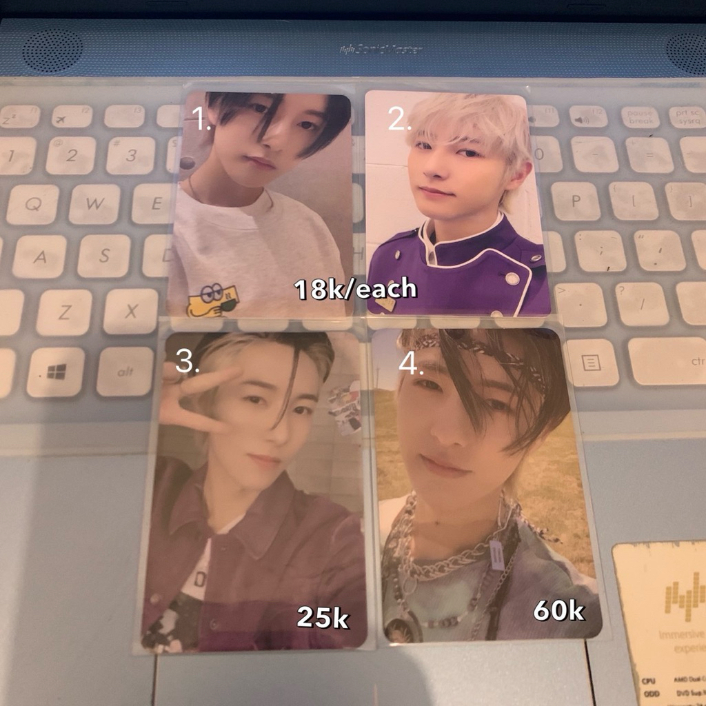 [ CLEARANCE SALE FLASH SALE ] pc poca photocard nct 2020 127 dream wayv hendery resonance hot sauce 