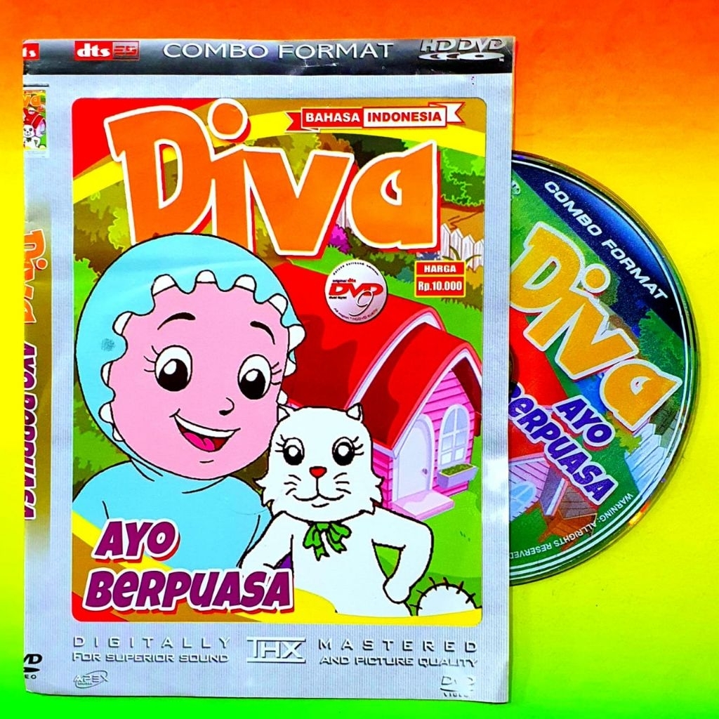 KASET DVD EDUKASI ANAK MUSLIM BELAJAR PUASA BERSAMA DIVA