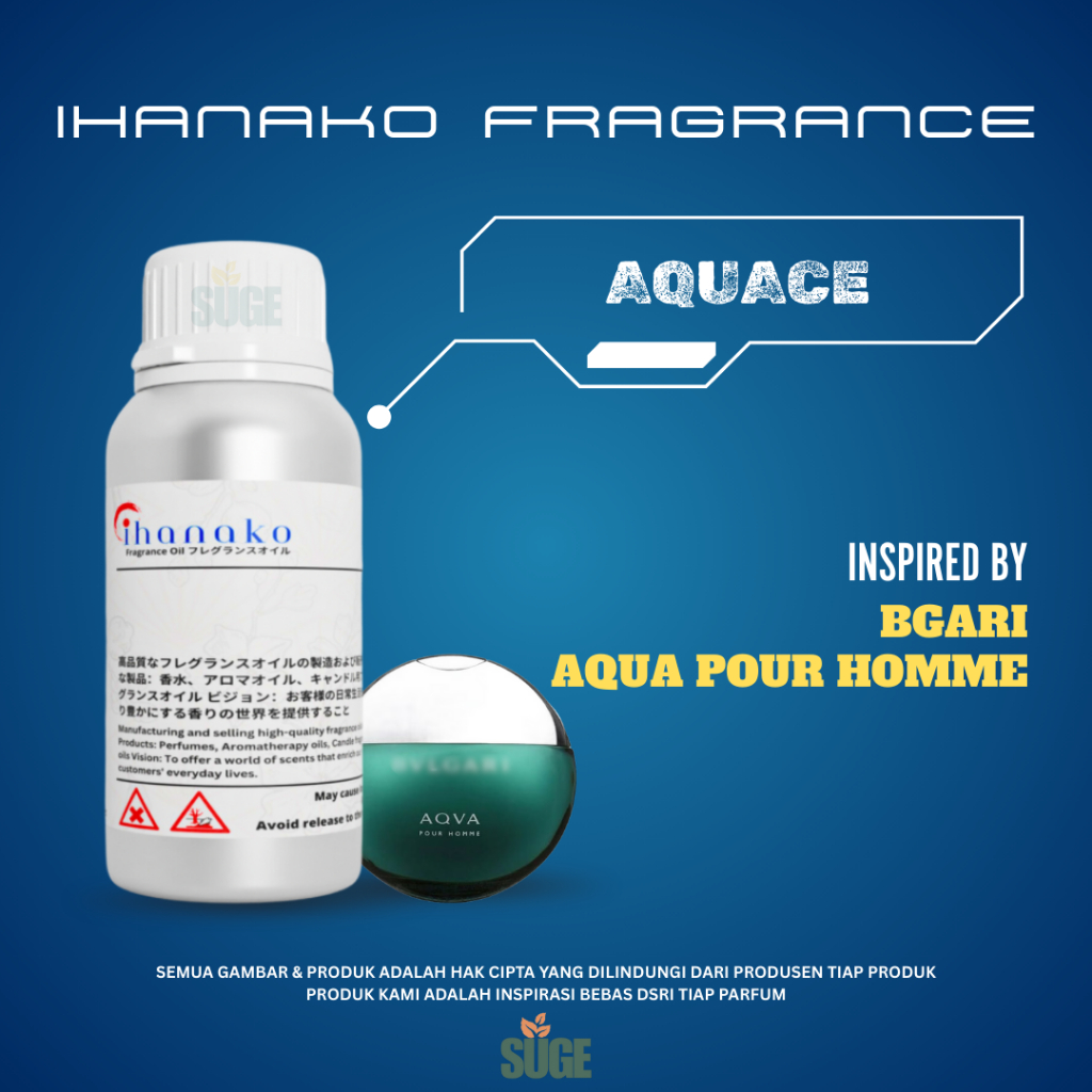 AQUACE / B AQUA - BVLGARI AKUA | BIBIT PARFUM MURNI IHANAKO FRAGRANCE JAPAN