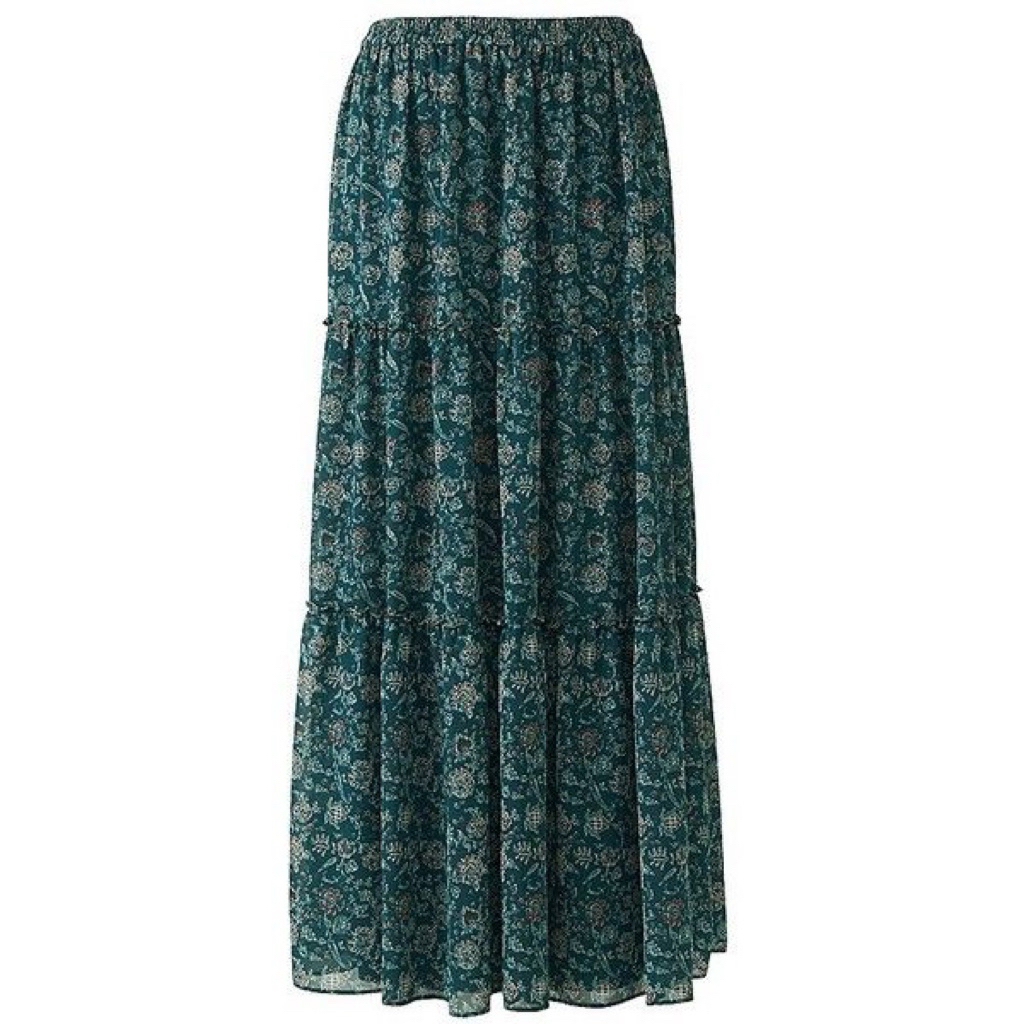 Rok Uniqlo umpak susun