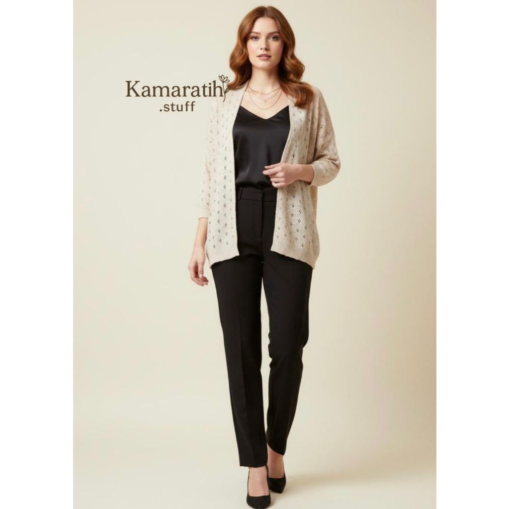 Baju Wanita Cardigan Outer Rajut