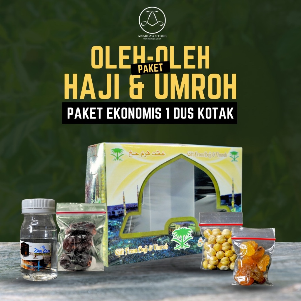 Paket Ekonomis ( Dus Kotak ) | Oleh-oleh Haji & Umroh | Anargya Hajj Umroh