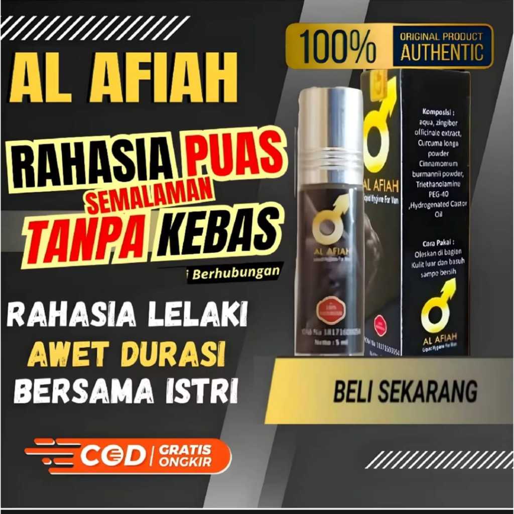 COD Al Afiah Liquids 8 ml Asli 100% Hologram Herbal Tradisional