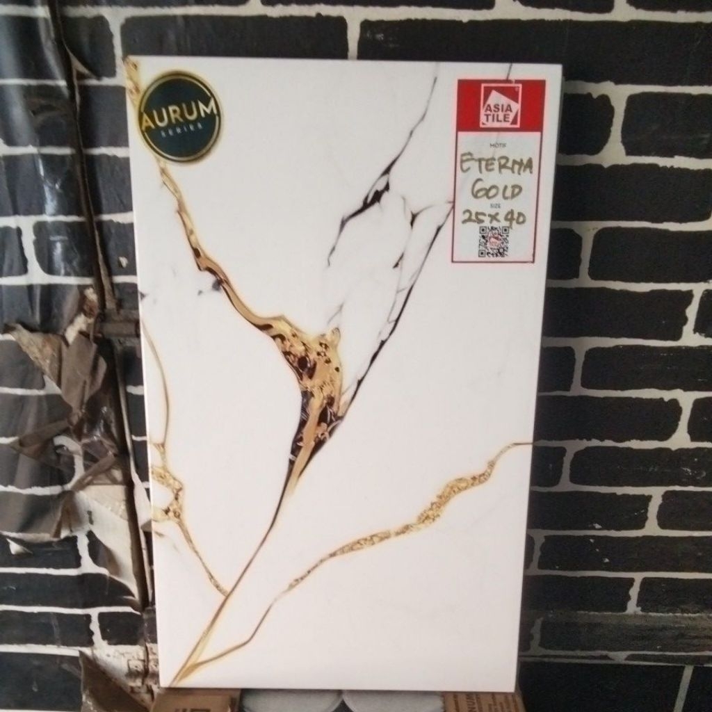 Asia Tile Eterna Gold 25x40 Glossy