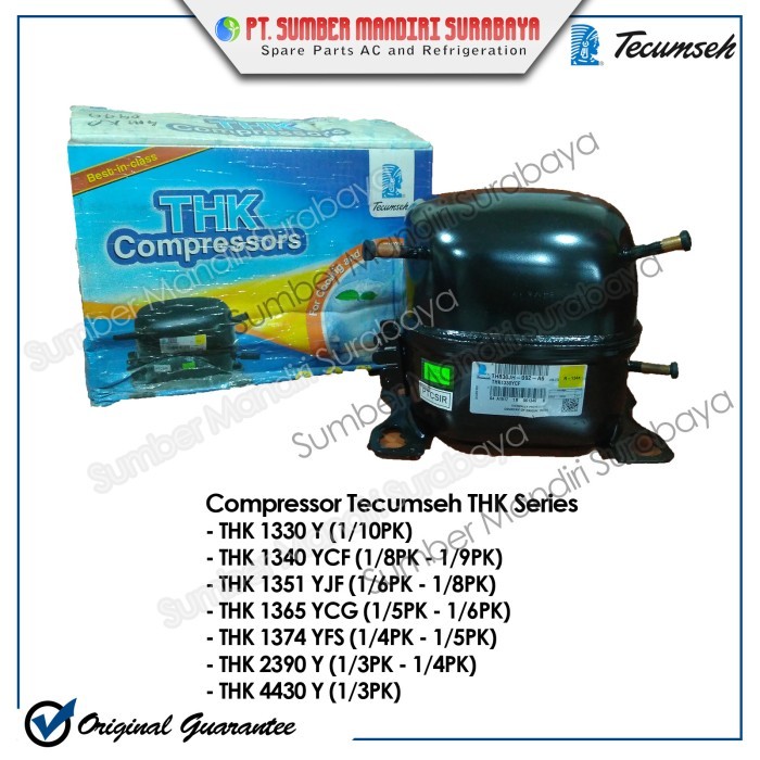 Compressor Kulkas Tecumseh THK 1330 Y ( 1/10 PK ) | Kompresor kulkas