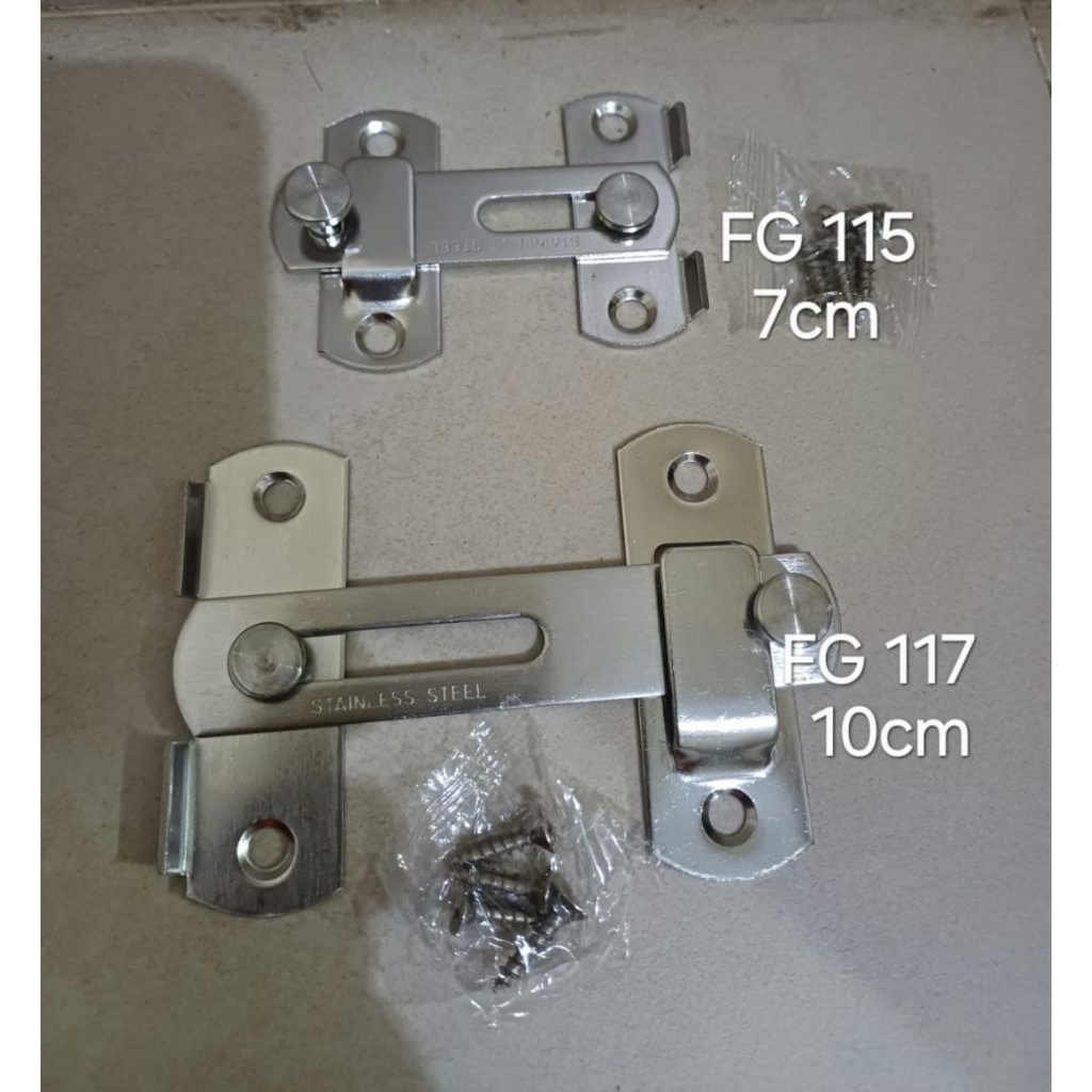 GRENDEL PINTU SLEDING STENLIS LURUS selot pintu geser