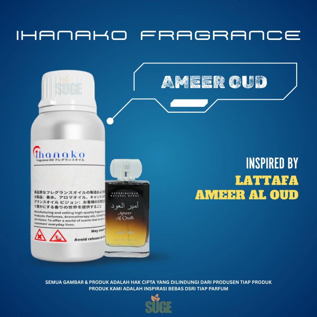 AMEER OUD - AMEER AL OUD | BIBIT PARFUM MURNI IHANAKO FRAGRANCE JAPAN