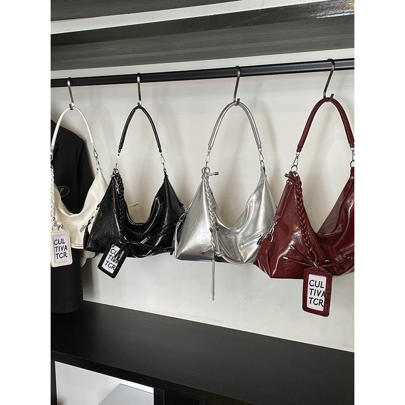 Tas Selempang Wanita Trendy Korea - Tas Handbag Bahu & Ketek, Desain Minimalis, Kapasitas Besa