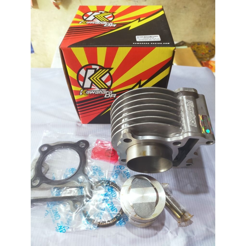 Paketan Bore Up Mio karbu Blok Seher Kawahara 58,5mm