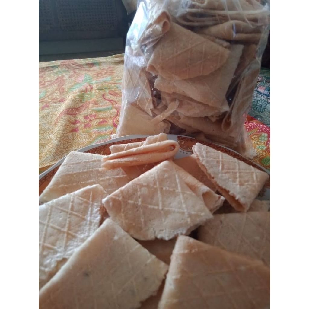 Opak Gambir Wijen Lempit (500gr)