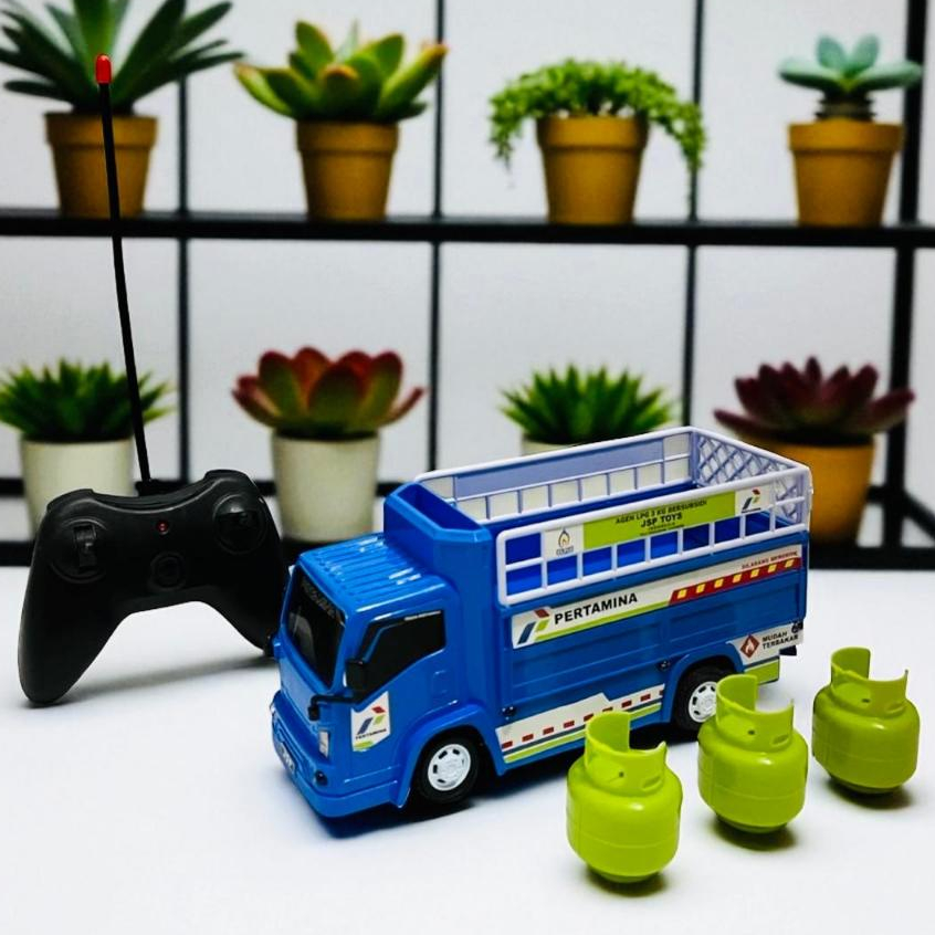 Mainan anak laki laki/ Mobil Remote / Truck Oleng / Truck Gas/ Mobil polisi