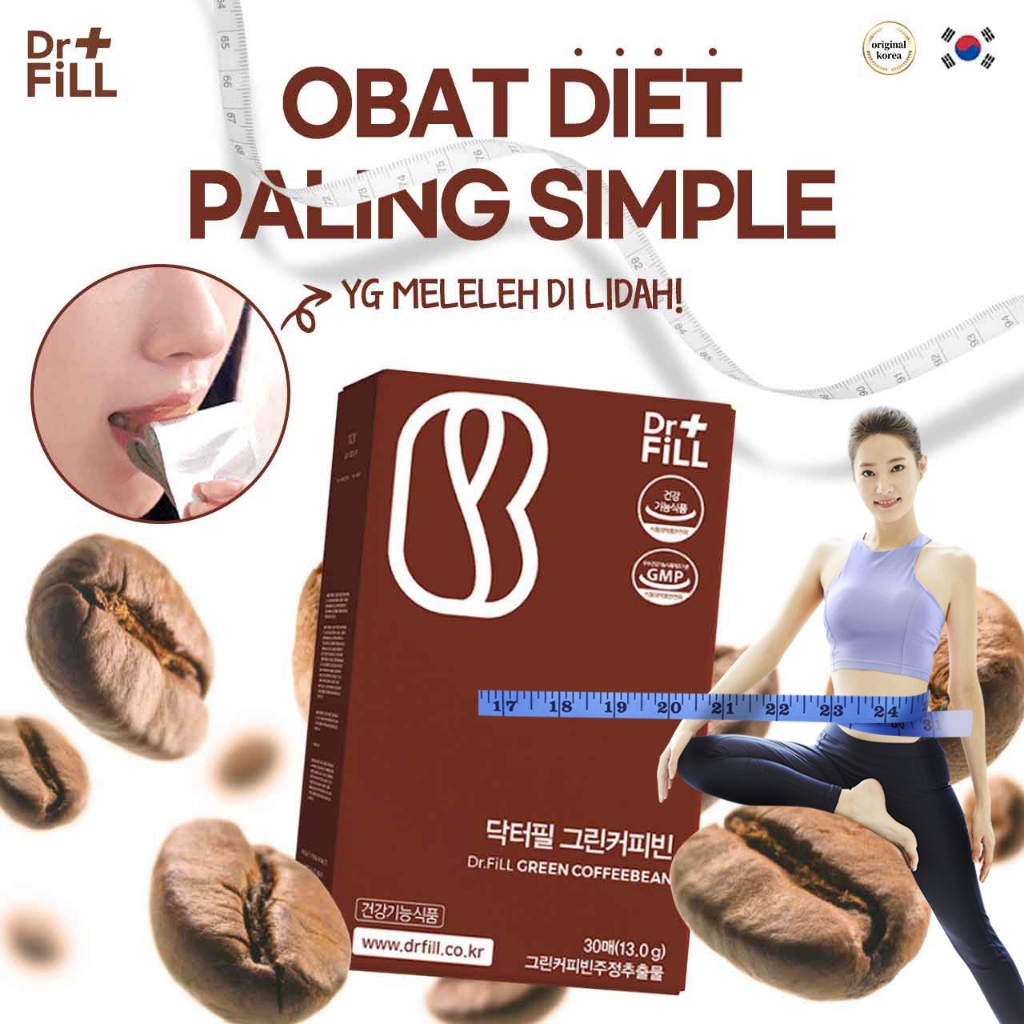 Dr. FiLL GREEN COFFEEBEAN Obat Diet No.1 Korea