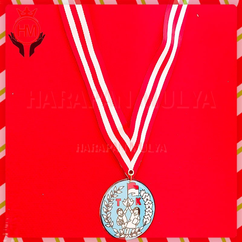 Medali Wisuda Kelulusan Logo TK Medali TK Bulat - Harapan Mulya