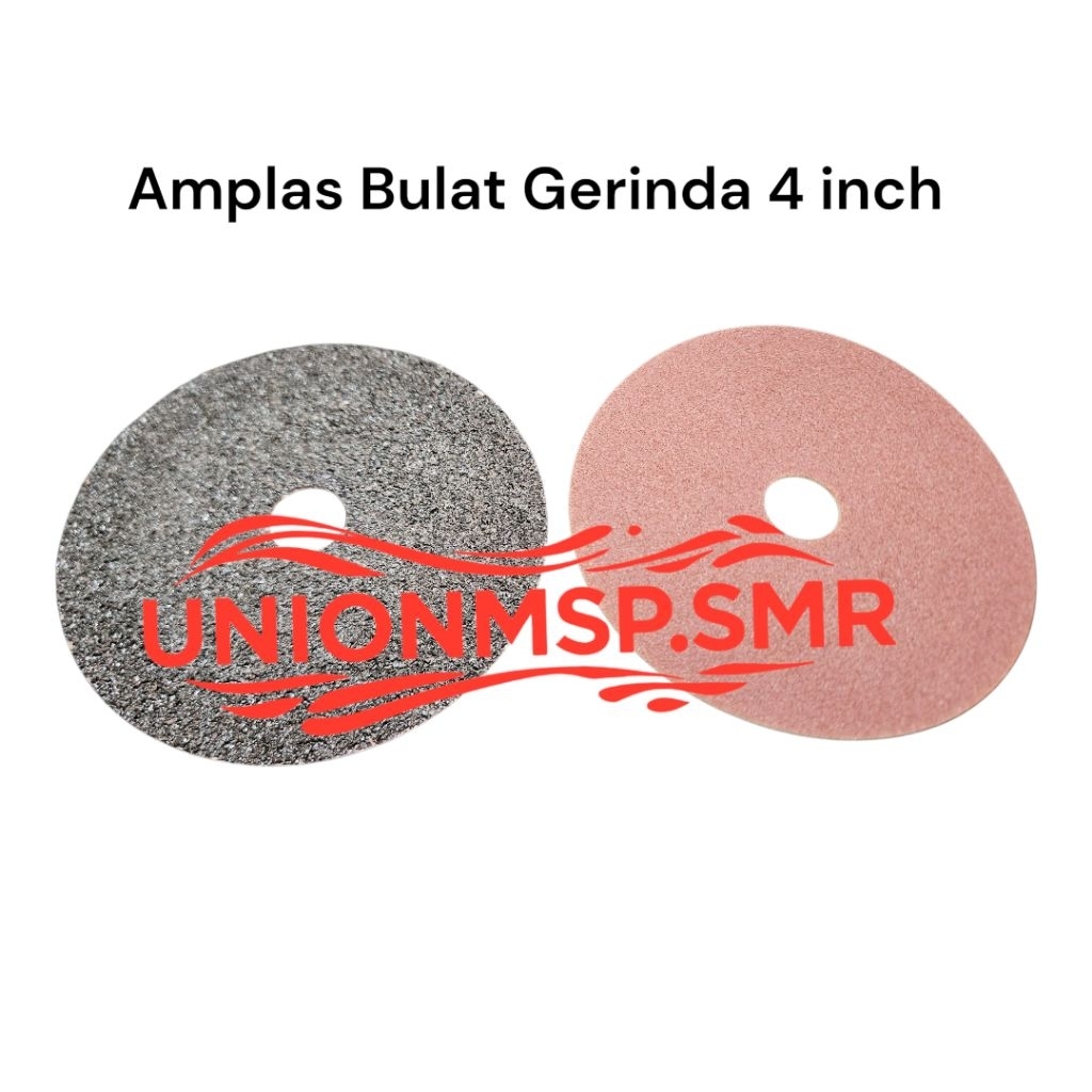 Disc Amplas Bulat Gerinda Tangan 4 Inci Serbaguna | Amplas Kayu & Besi
