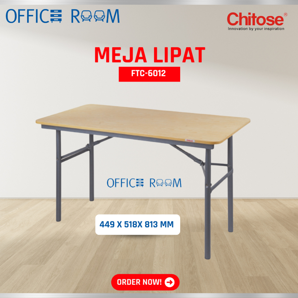 Meja Lipat Chitose FTC-6012 /  Meja Makan
