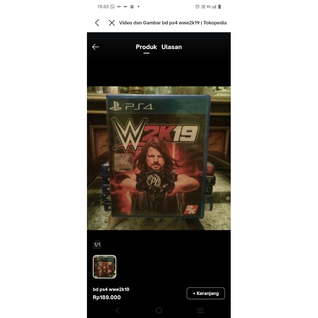 bd kaset ps4 wwe 2k19