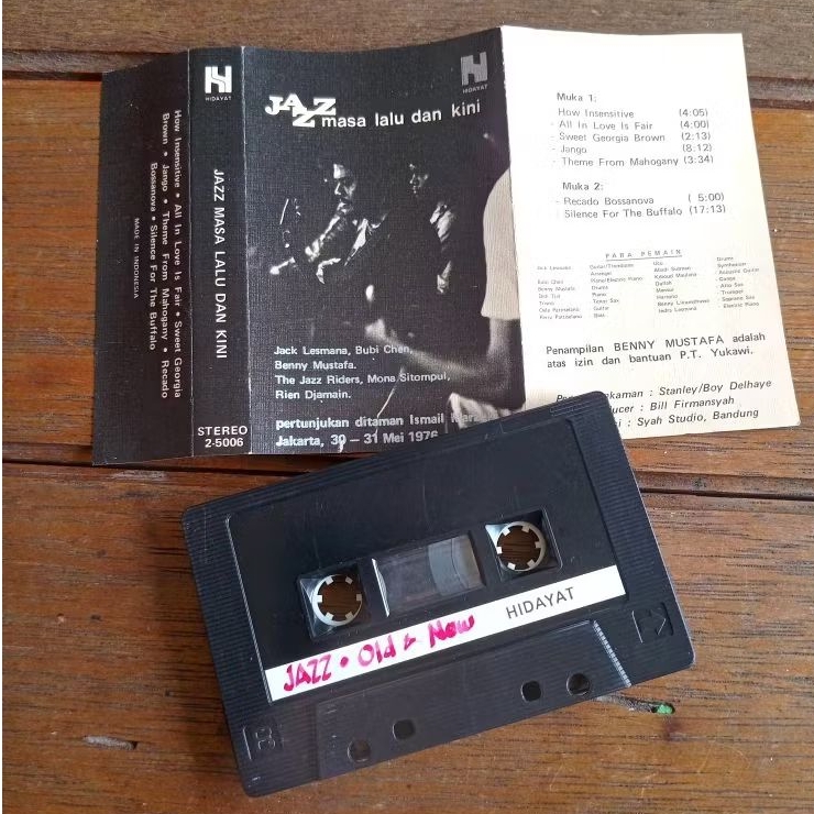 Kaset Langka Jazz Masa Lalu Dan Kini/hidayat records rare item