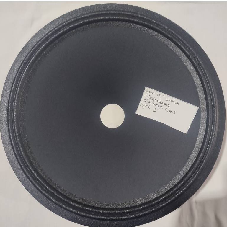 (Instan) Daun / Daun Speaker / Speaker Daun 15" Inch Canon 2 Gelombang Lubang Besar Spool 2"