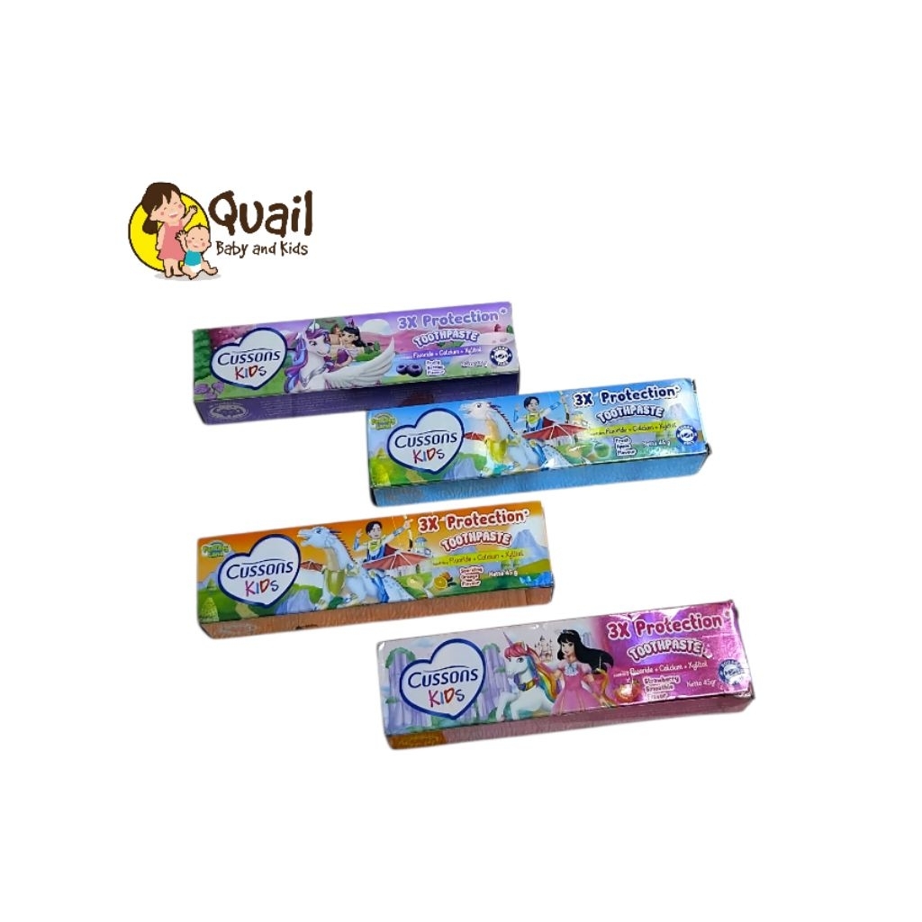 Pasta Gigi Anak Cussons Kids 45g | Quail Baby Shop