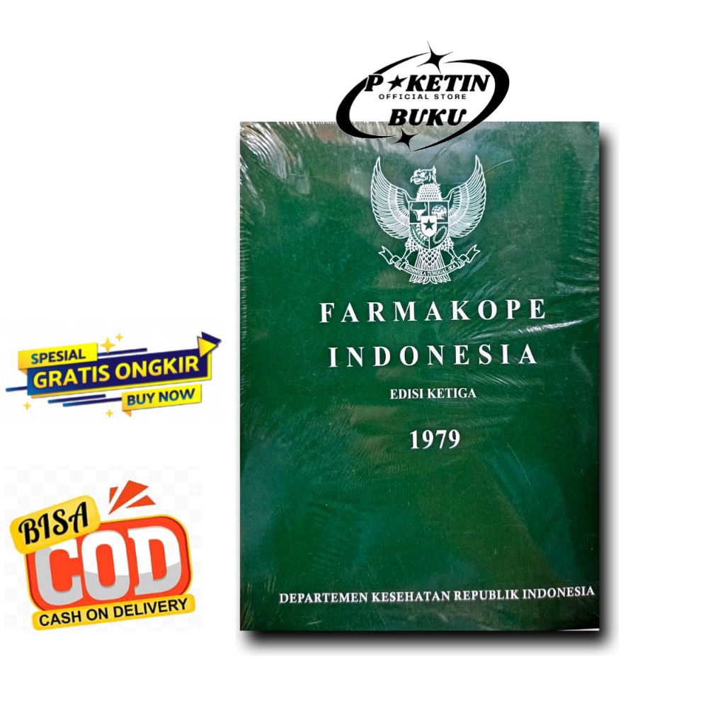 Buku Farmakope 3 - Farmakope Indonesia Edisi 3 1979 Soft Cover
