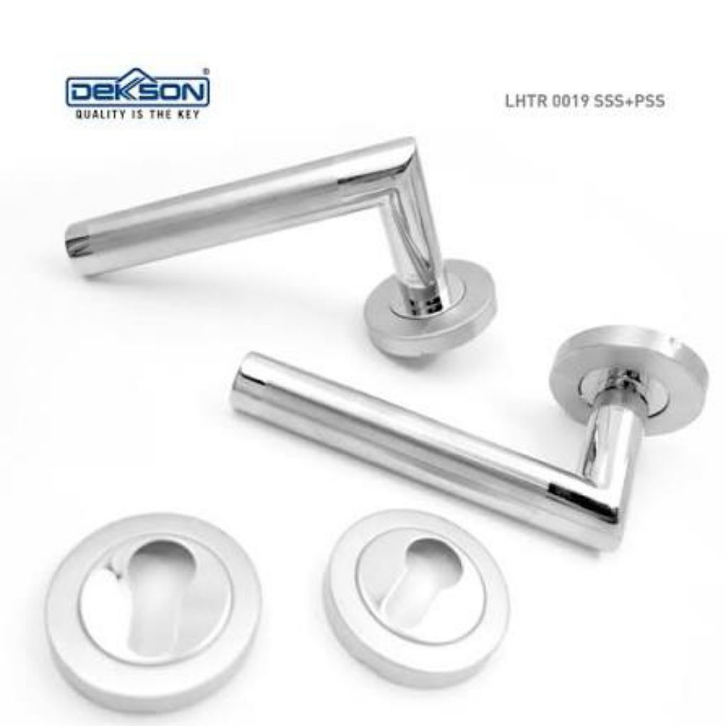 Handle Pintu Kayu Set Dekson LHTR 0019 SSS (Handle Only / Complete Set)