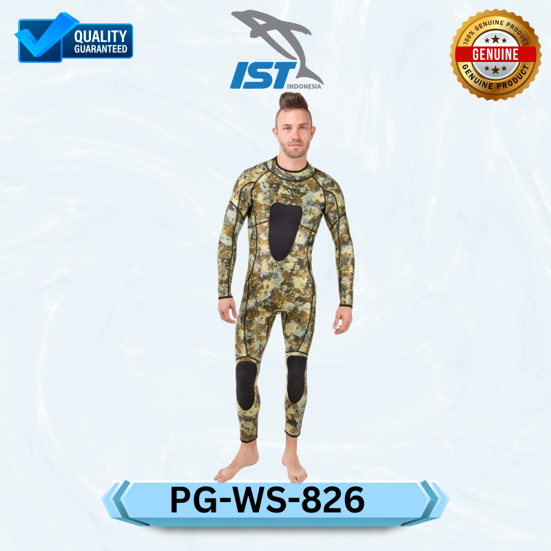 Baju Selam Freedive Wetsuit Puriguard 3MM Camo Jumpsuit PG-WS-826 IST