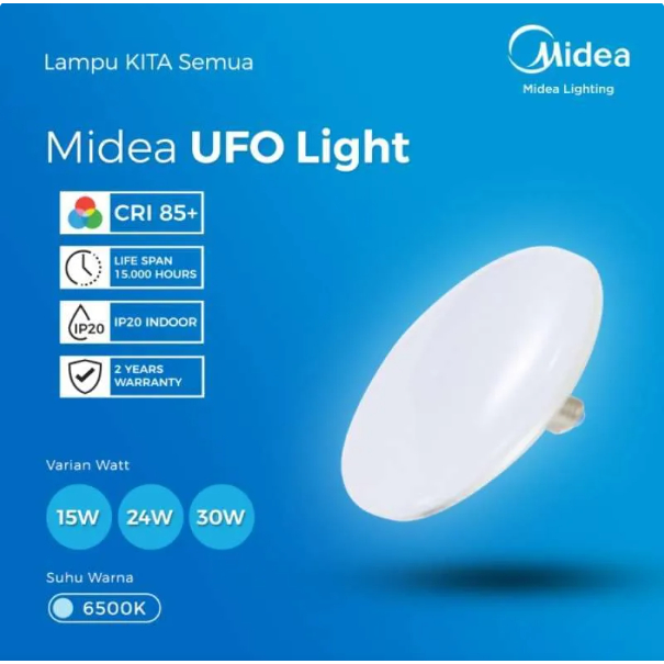 Lampu Led Midea Ufo Putih