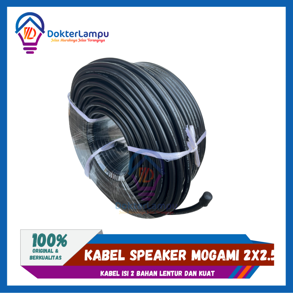 Kabel Speaker 2 x 2.5mm Mogami 2911 Mogami Original