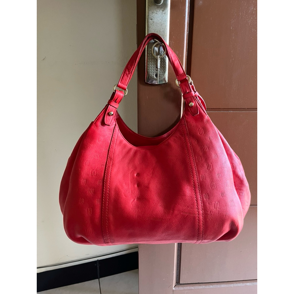 Tas Preloved Hobo Bag Shoulder Bag Kulit Asli Daks