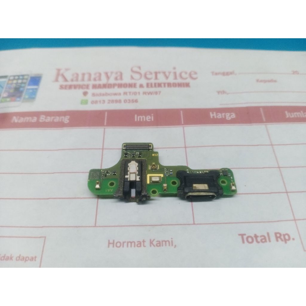 Papan cas samsung A20s original copotan