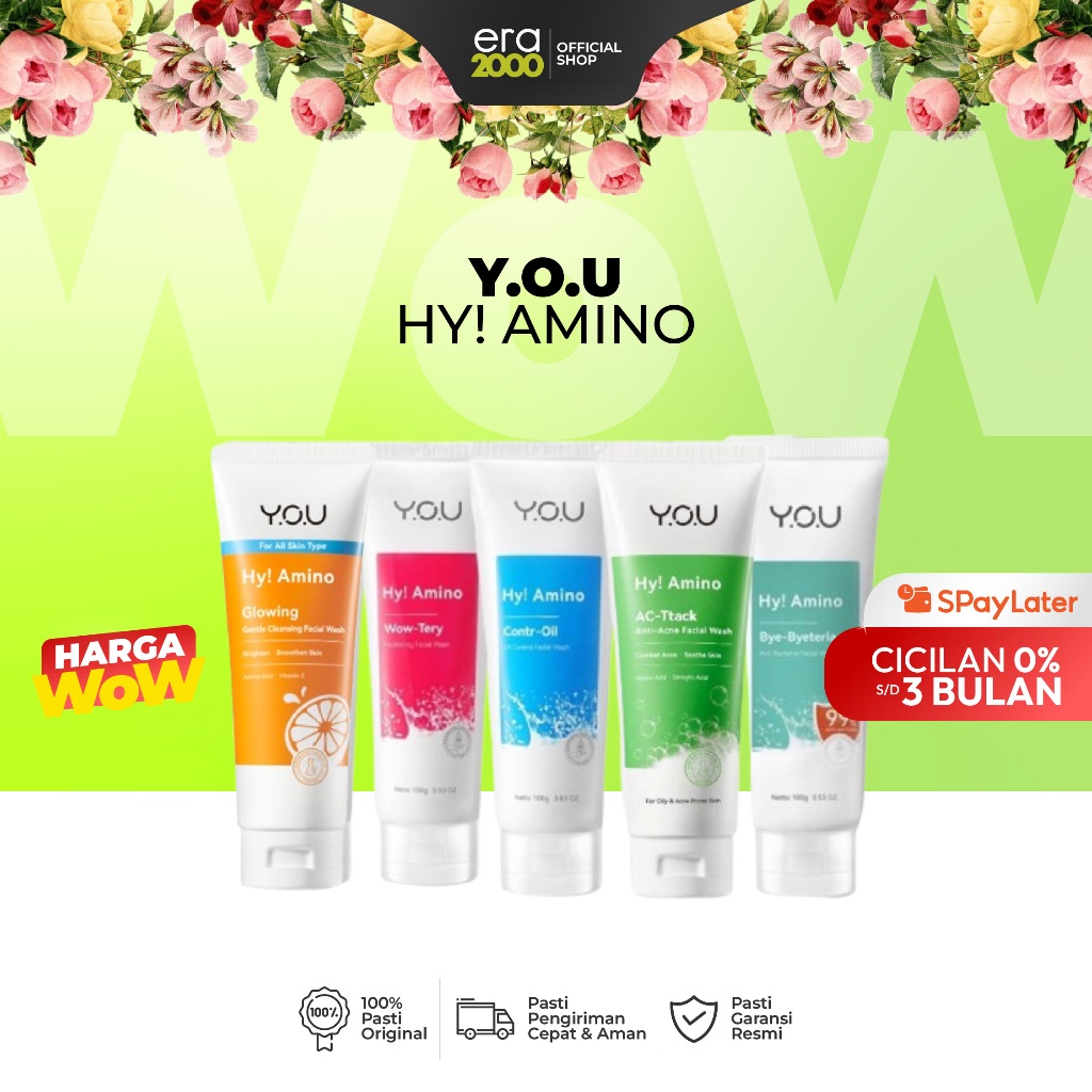 Era 2000 - Y.O.U HY! Amino Series |Ac-Ttack, Contr-Oil, Bye-Byeteria, Glo-Win, Glowing Gentle
