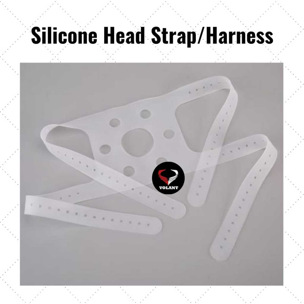 Silicone Head Strap, Face Mask Head Strap, Harness