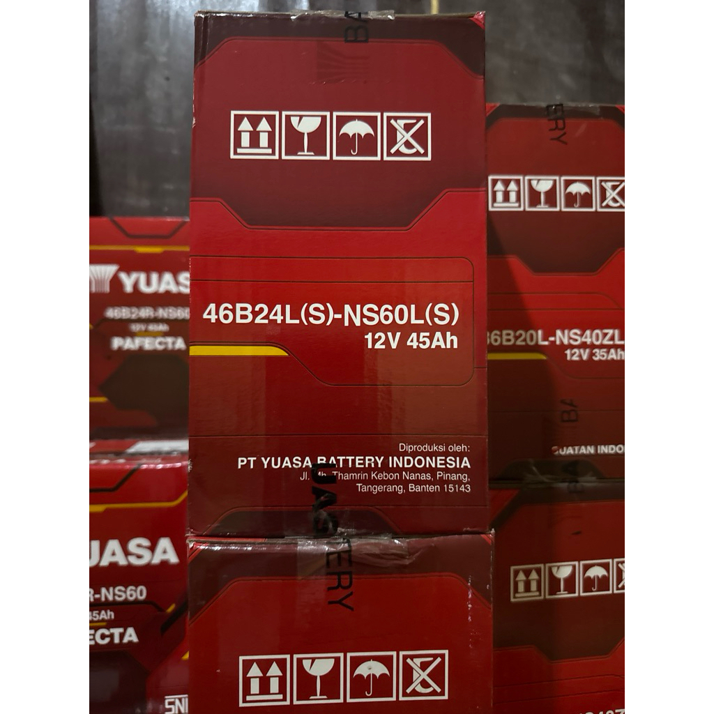 Accu Yuasa NS60LS Pafecta (basah)