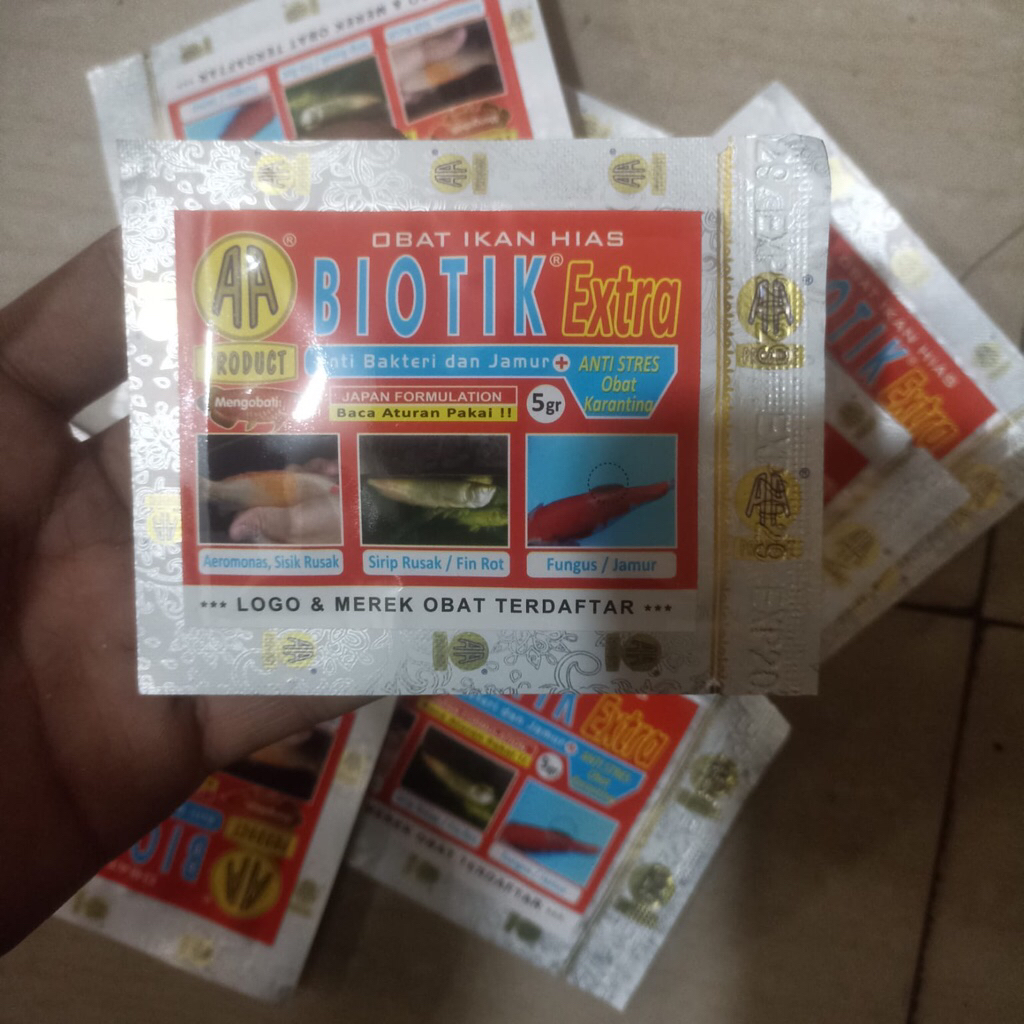 Obat Ikan Hias Biotik Extra Anti Bakteri Jamur Anti Stress Obat Karantina Ikan Koi Koki Ampuh Murah