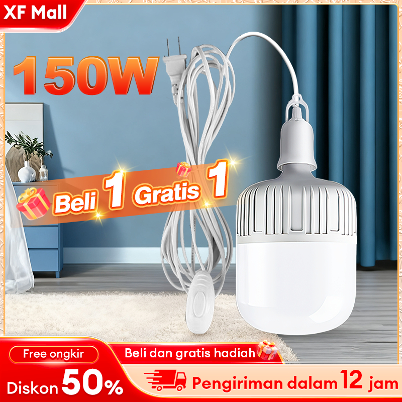 lampu led E27 30w 50w 80w 100w/150w terang Tabung E27 Kapsul Super Terang Putih