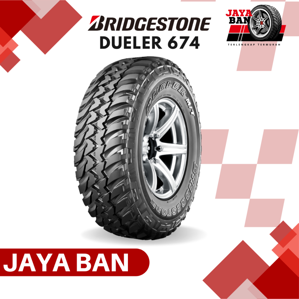 BAN BRIDGESTONE D674 UKURAN 215/75 R15 - BAN MOBIL MT