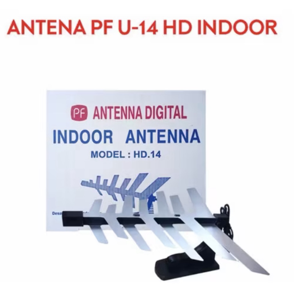 PF HD 14 ANTENA DIGITAL INDOOR ANTENNA UHF PF HD14 ANTENA TV